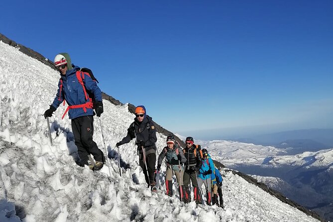 2-day guided ascent to Lanin volcano, from Pucón - Dawn on summit day at 3,776 meters