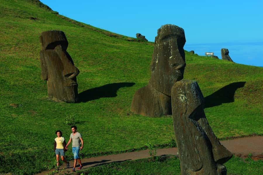 2 Half Days & 2 Full Days Private Tours | OPTION A - Day 3: Rano Kau, Orongo, Ahu A’Kivi, and Puna Pau