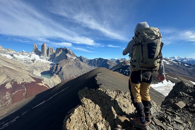 A Full Day of Cerro Paine - Views of towers, lakes, and lagoons