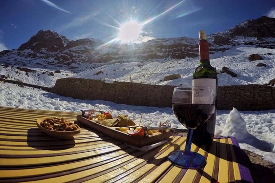 Andes Half-Day Private Tour with Wine and Cheese Tasting - Winter snow, summer rock, and practical footwear