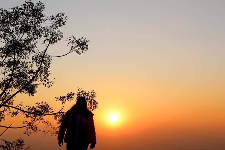 Andes sunset - Cordillera Andes panoramic with picnic - Valle Nevado offers the longest sightseeing stop
