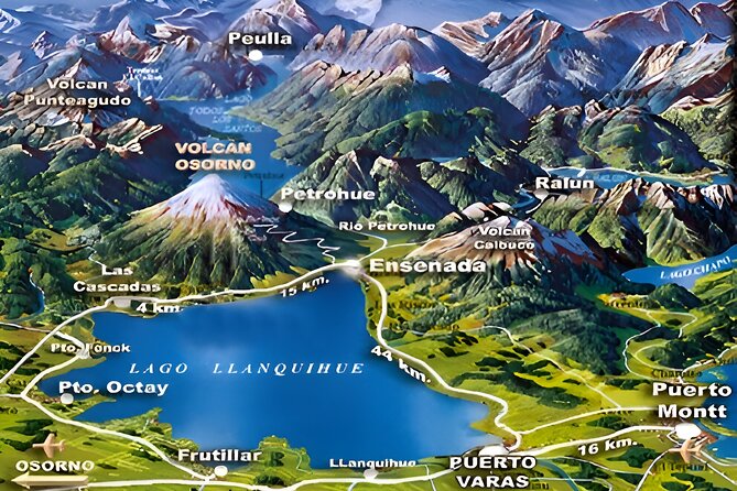 Around Llanquihue Lake Puerto Varas or Puerto Montt - Ensenada, Villa La Cascada, and the longest pause