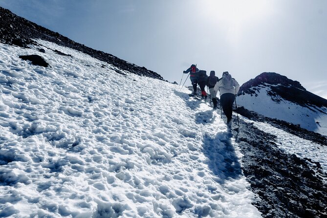 Ascent of Toco Volcano - A small group and guides who pay attention