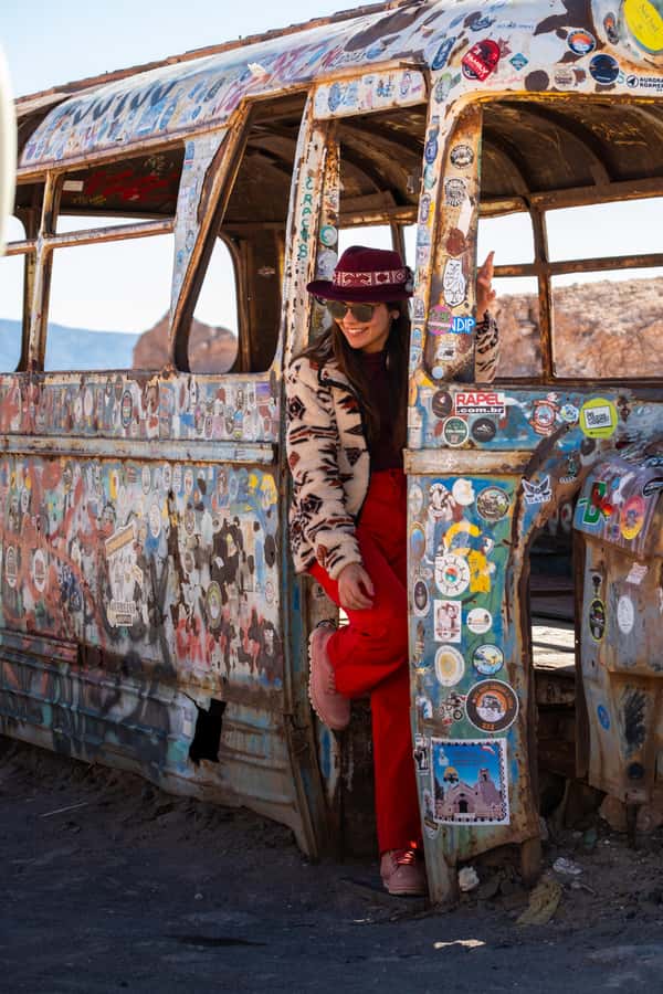 Atacama Desert and Magic Bus Visit - The salt mountain range and its moon-like scenery