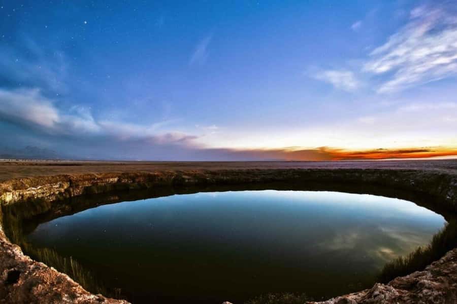Atacama Desert: Floatation in Laguna Cejar and Sunset - Sunset at Laguna Tebenquinche brings the afternoon together