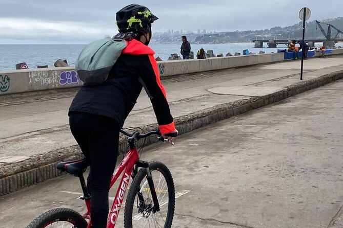 Bicycle ride along the coastal edge of Viña del Mar - Playa Reñaca and the Ride Toward Concón