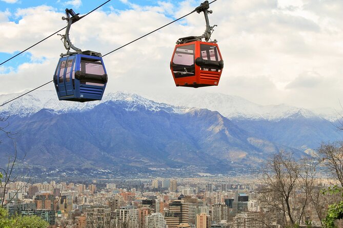 Cable Car, Funicular and Sightseeing Bus in Santiago two days - San Cristóbal Hill: the best use of your pass