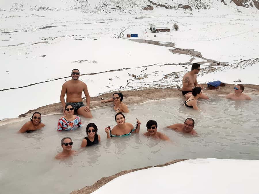 CAJON DEL MAIPO TOUR + TERMAS COLINA + EMBALSE EL YESO AND PICNIC - Colina’s nine pools, from 25 C to 55 C