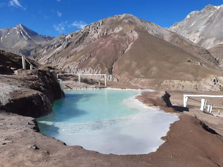 CAJON DEL MAIPO TOUR + TERMAS COLINA + EMBALSE EL YESO AND PICNIC - The 2 km walk to El Yeso Reservoir
