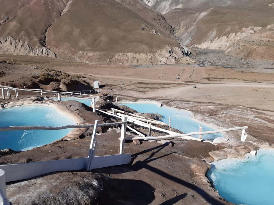 CAJON DEL MAIPO TOUR + TERMAS COLINA + EMBALSE EL YESO AND PICNIC - Early pickup from five Santiago areas