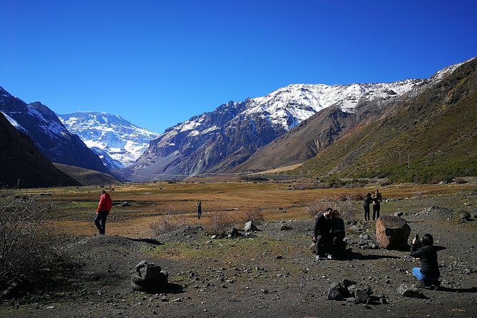 Cajón del Maipo, view of the volcano, small group waterfall - Volcano views, ice, and the high Andes