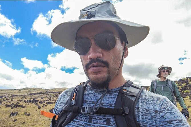 Caves and Lava Fields: Half Day Hike - Ahu Te Peu and the remains of ceremonial life