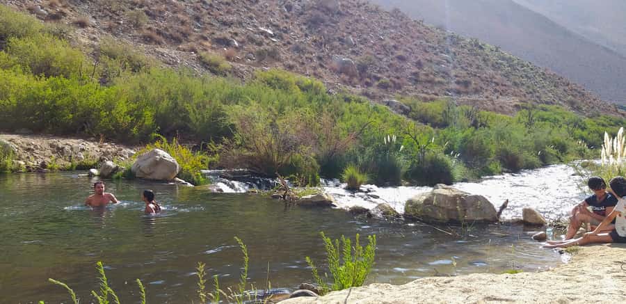 Cochiguaz: Horseback Riding, River and Mountain Range - Cooling off in a mountain swimming hole