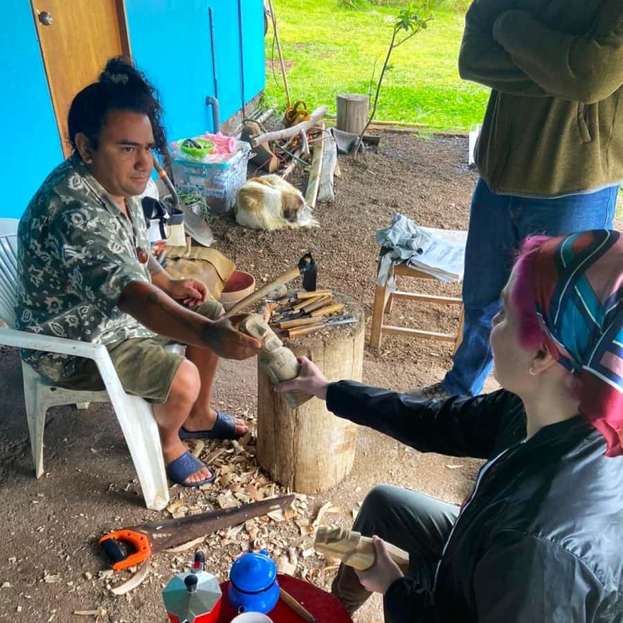 Easter Island: Demo of How to Carve a Moai statue - Key points to know before you book