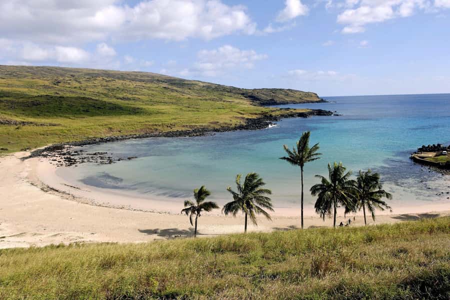 Easter Island: Moai Full Day Private Tour - Ahu Ahahanga and moai in their original setting