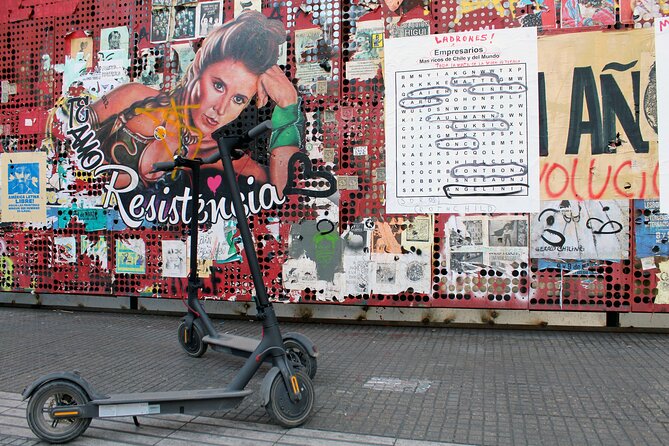Electric Scooter City Tour ~ Discover Downtown - Santiago - Paseo Bulnes and the end of the route