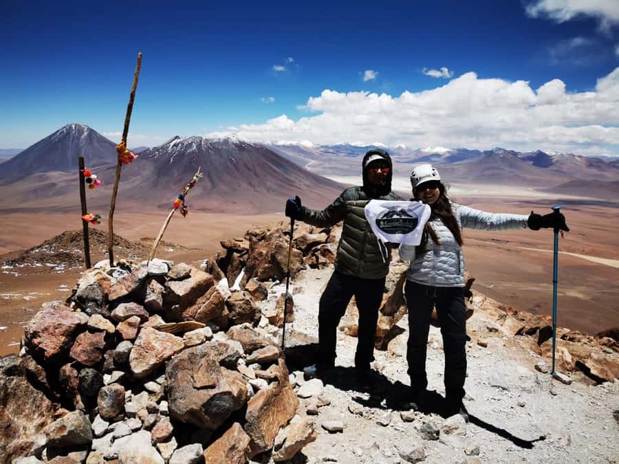 Excursion to Cerro Toco from San Pedro de Atacama - Reaching the summit and taking in the Andes