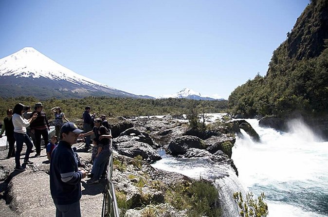 Explore Osorno Volcano by Minivan from Puerto Varas - Walking beside the Petrohué Falls