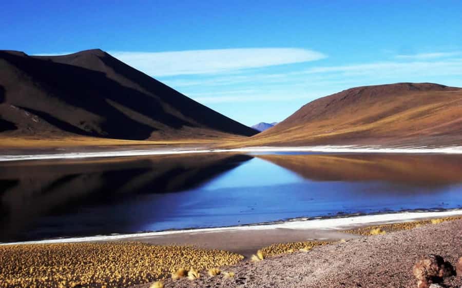 From San Pedro de Atacama: Lagoons and Red Stones - Socaire and the church above the desert