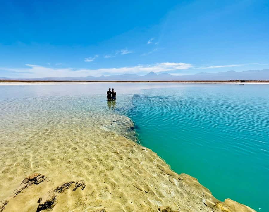 From San Pedro de Atacama: Laguna Cejar E-biking Adventure - Crossing the Atacama salt flats