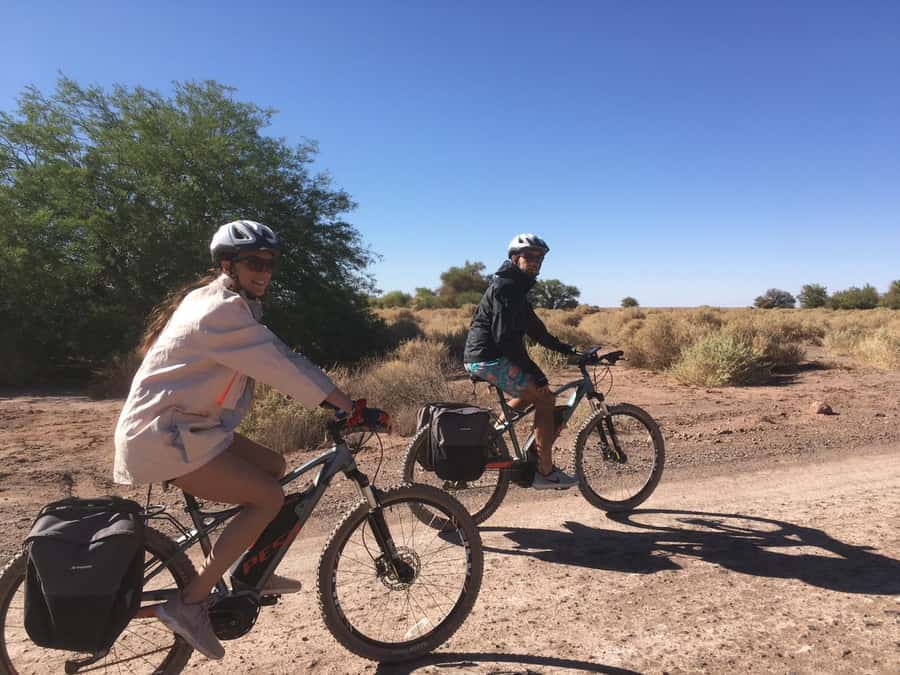 From San Pedro de Atacama: Laguna Cejar E-biking Adventure - Testing the 350-watt e-bike