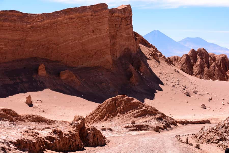 From San Pedro de Atacama: Moon Valley - The 45-minute ride from San Pedro