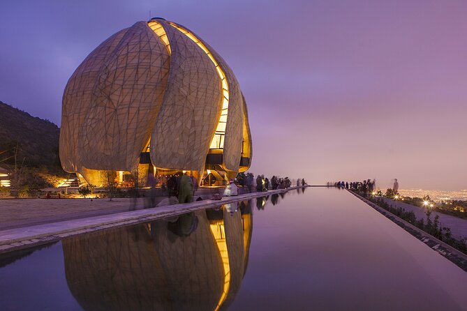 From Santiago: Bahai Temple and Cousiño Macul Vineyard - The Bahá’í Temple above Santiago