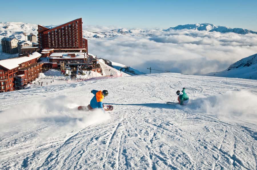From Santiago: Farellones Park Resort Entry & Ski Classes - Leaving Santiago for the Farellones road
