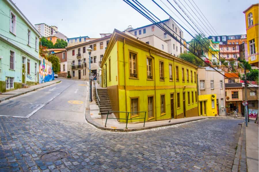 From Santiago: Highlights of Valparaiso and Viña del Mar - Cerro Concepcion, where Valparaiso makes sense