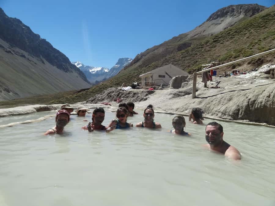 From Santiago: Maipo Canyon Volcano and Hot Spring Tour - Walking into the Maipo Canyon