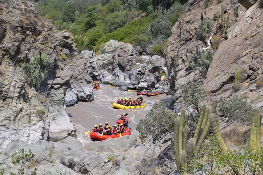 From Santiago: Rafting in the Maipo Canyon - Getting to Camino Al Volcán 19635
