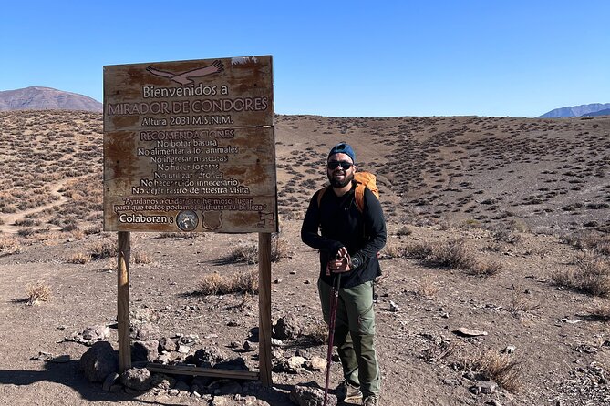 Full day hike to the viewpoint of Condores, Cajon del Maipo - The Mirador de Los Condores at 2,031 meters