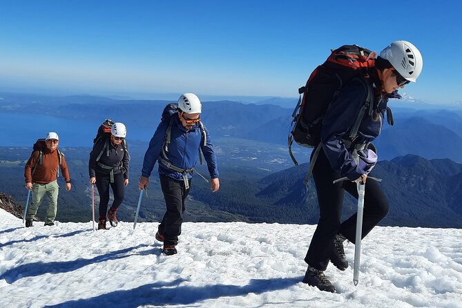 Full Day Mountaineering to Villarrica Volcano from Pucón - Climbing toward Villarrica’s upper slopes