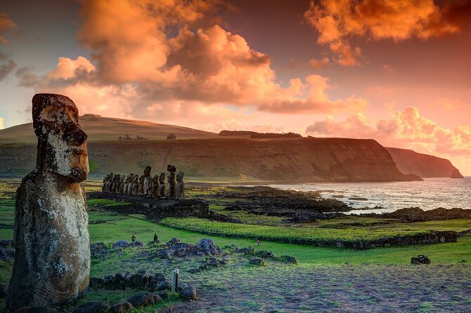Full Day Private Tour: Factory of the Moai the stone giants - Ahu Vaihu begins with fallen moai