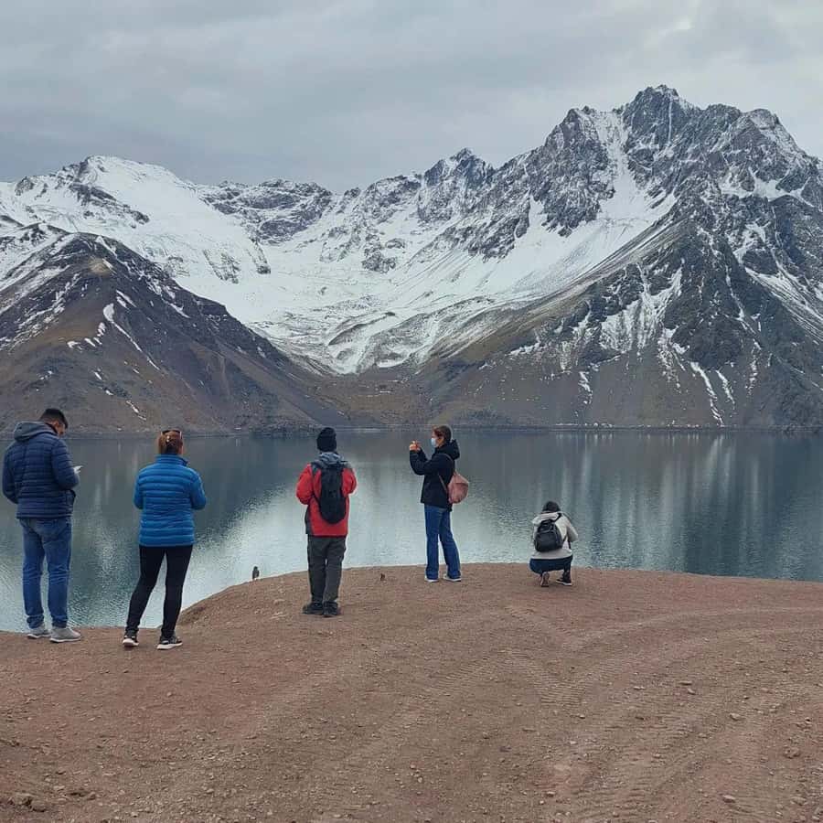 Full day reservoir of the plaster, Cajon del Maipo - The return through Cajón del Maipo