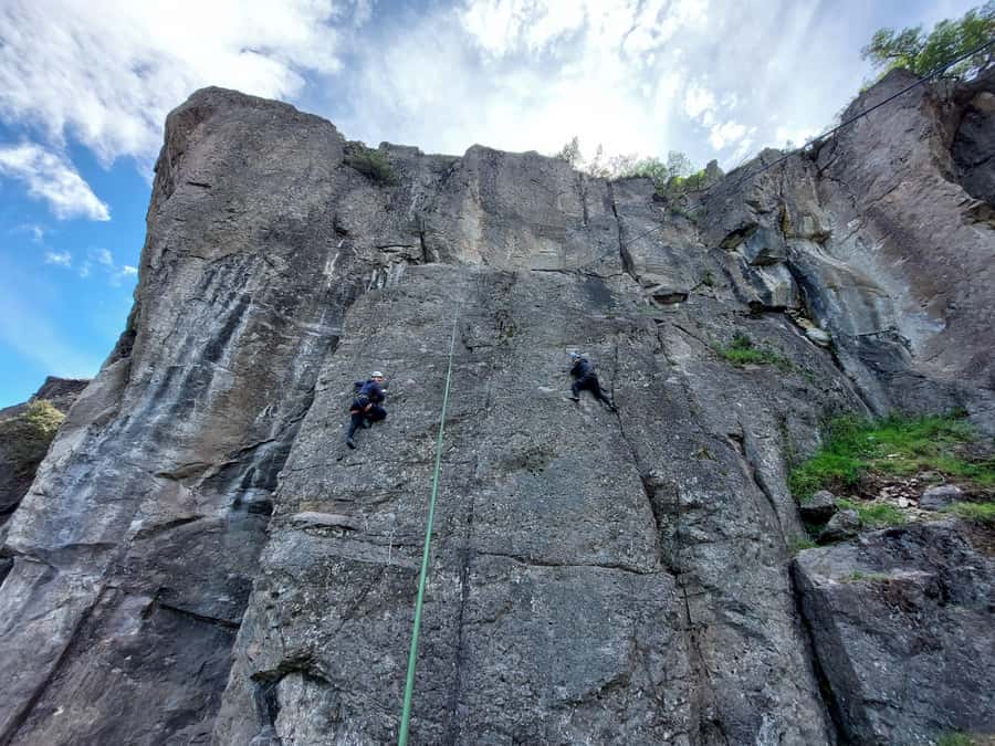 Full-Day Rock Climbing Adventure in the Andes near Santiago - Getting equipped for your first route