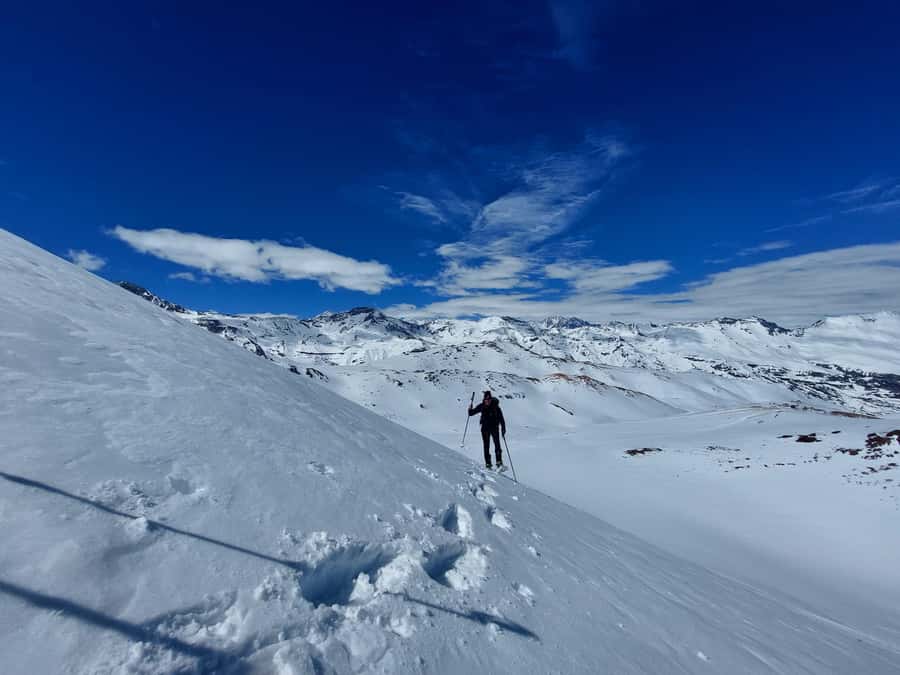 Full-Day Trek to Cerro El Pintor from Santiago - Cerro El Plomo and the payoff of the route