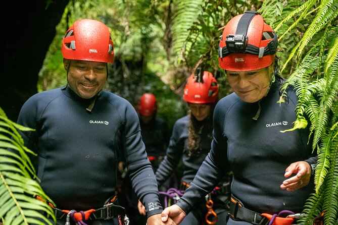 Half day Canyoning activity in Pucón - Three waterfalls, three rappels, and a little courage