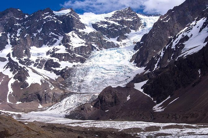 Juncal Andean Park: Hiking over a Glacial Tongue - Entering a protected valley beside an old railway