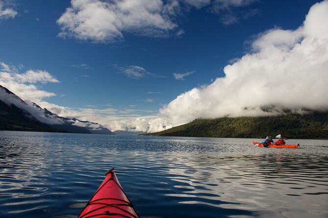 Kayaking Patagonian Fjord from Puerto Varas - A beach lunch and time beside the hot springs