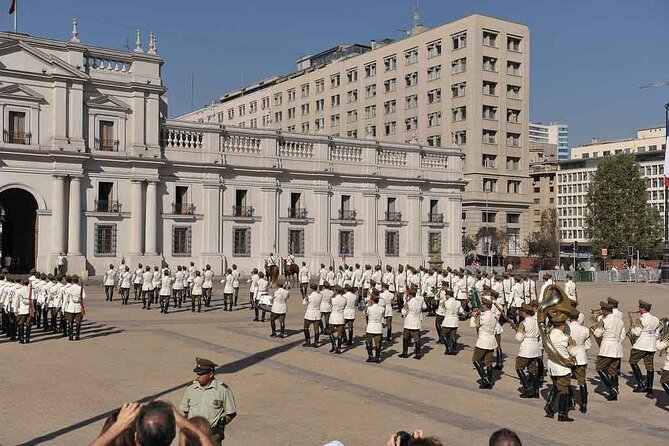 La Moneda Changing of Guard & Historic Santiago Walking Tour - San Francisco Church and Barrio París-Londres