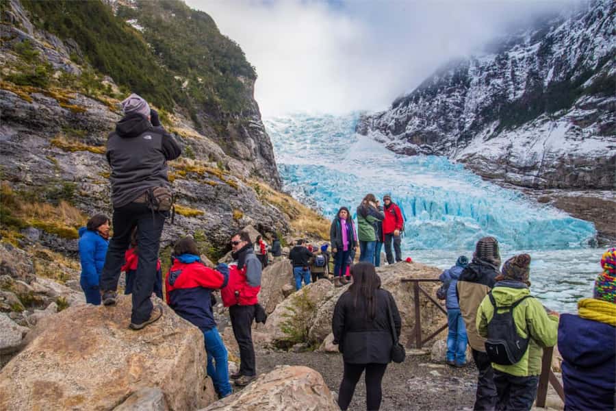 P. Natales: Balmaceda & Serrano Glaciers with Lunch & Whisky - Leaving Puerto Natales for the fjords