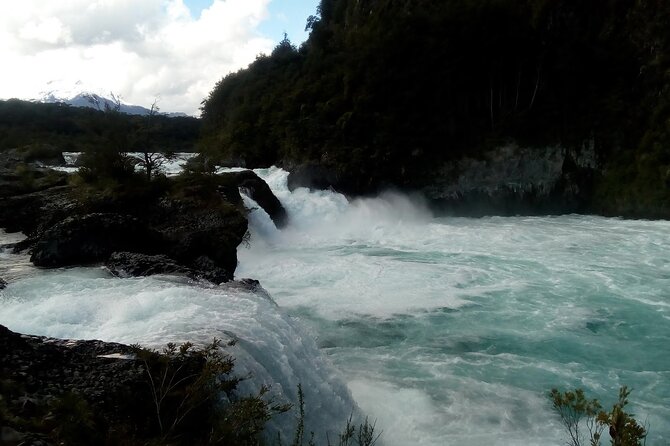 Petrohué Falls Osorno Volcano Pto Varas Sightseeing Driver Only - Walking beside the rapids at Saltos del Petrohué