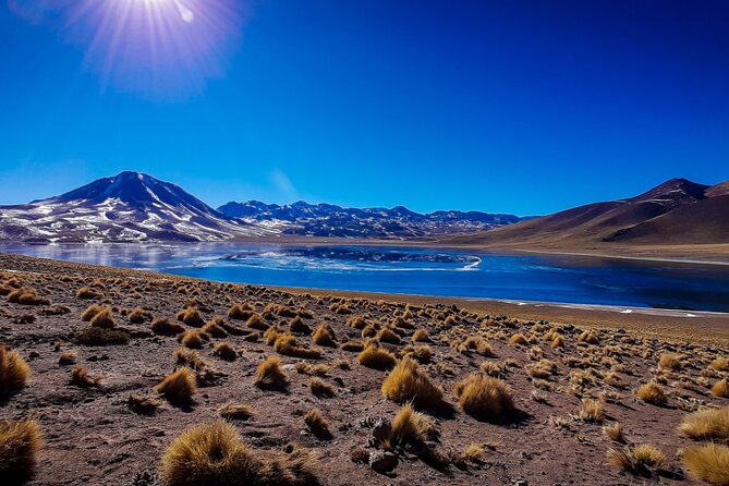 Piedras Rojas Salt Flats and Altiplanic Lagoons - Piedras Rojas: Rust-Colored Stone and Turquoise Water