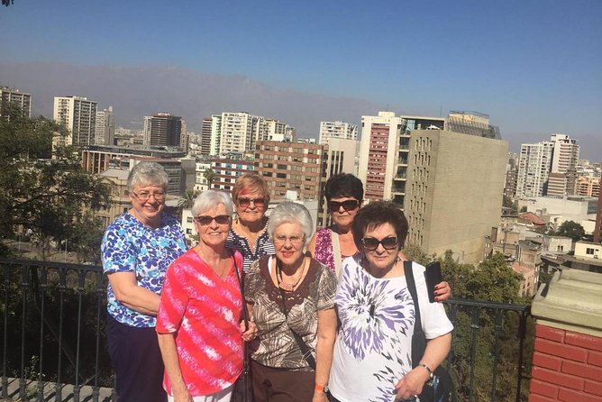 Pre or Post San Antonio Cruise with Santiago City Tour and optional Vineyard - Santa Lucía and San Cristóbal hills