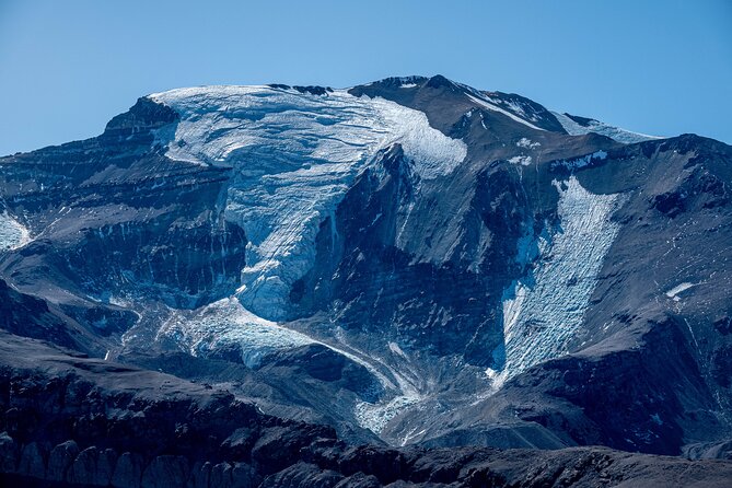 Private Adventure at 4200 meters above sea level in the Chilean Andes Cerro Pintor - The descent from 4,180 meters