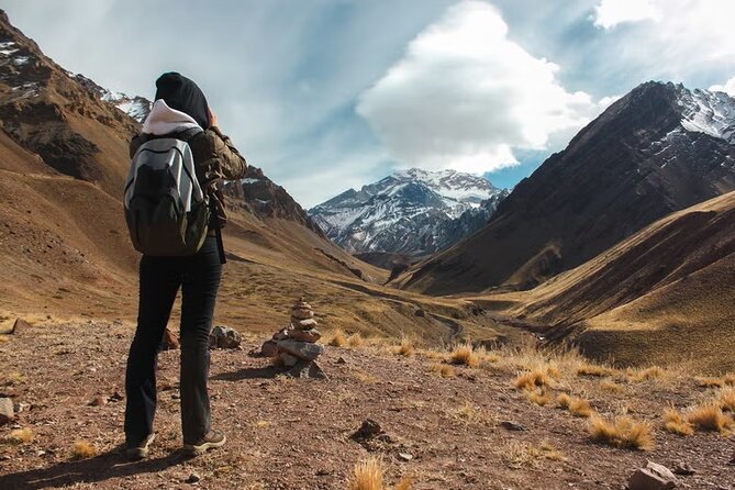 Private Day Trip to Aconcagua Park Argentina and Inca's Lagoon from Santiago - Las Cuevas and lunch at La Caballeriza