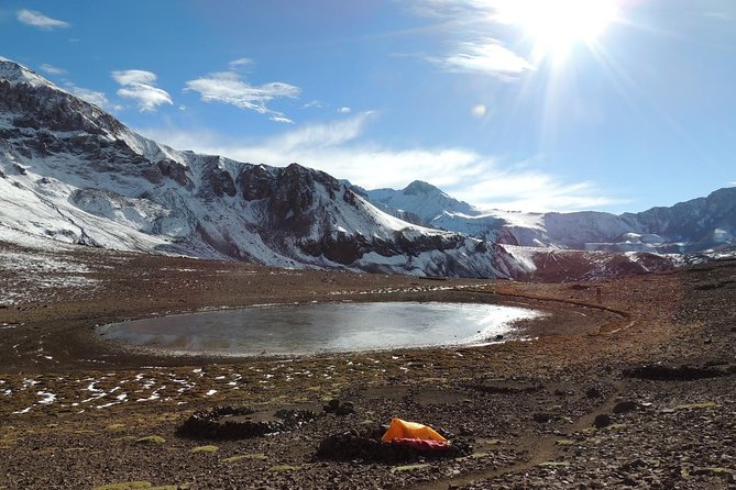 Private full day hike to Pintor hill from Santiago - reaches 4.180m in one day! - The summit effort and the feeling of achievement