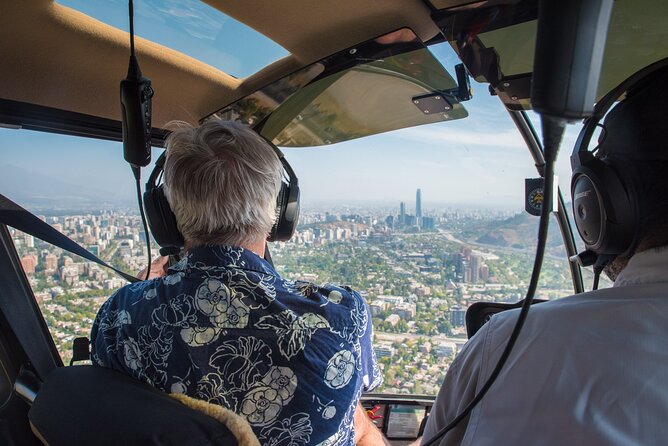 Private Helicopter Tour above Santiago with hotel transport - Key points at a glance