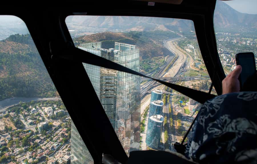 Private Helicopter Tour above Santiago with hotel transport - Who should book this helicopter flight